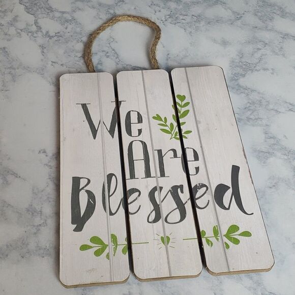 We Are Blessed Wall Decor - Picture 1 of 4